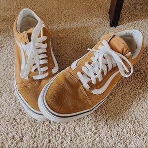 Vans old skool mens size 8.5 shoes orange